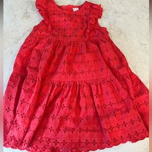 Hanna Andersson eyelet dress size 6/7 120